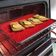 Tapis de cuisson pyramidal en silicone antiadhésif avec grille, polyvalent, résistant à la chaleur, pour four et barbecue, ustensiles de cuisine