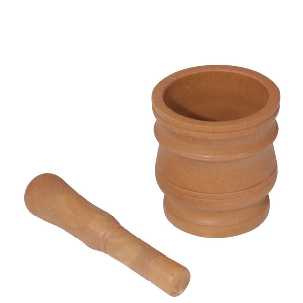 Pot à purée d'ail en grain de bois de cuisine, presse-ail purée