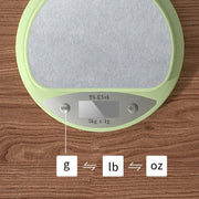 Balance de cuisine numérique de 5 kg, poids en grammes, précision, verte, électronique, LCD, pour la cuisson des aliments, portable