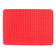 Tapis de cuisson pyramidal en silicone antiadhésif avec grille, polyvalent, résistant à la chaleur, pour four et barbecue, ustensiles de cuisine