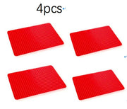 Tapis de cuisson pyramidal en silicone antiadhésif avec grille, polyvalent, résistant à la chaleur, pour four et barbecue, ustensiles de cuisine