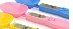 Balance de cuisine électronique avec écran LCD, cuillère doseuse numérique, mini-cuillère numérique, accessoires de cuisine