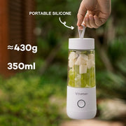 Mixeur portable électrique rechargeable par USB, 350 ml, pour smoothies, granités, jus, bouteille, chargeur USB, gadget de cuisine