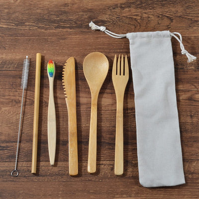 Ensembles de brosses à dents en bambou écologiques