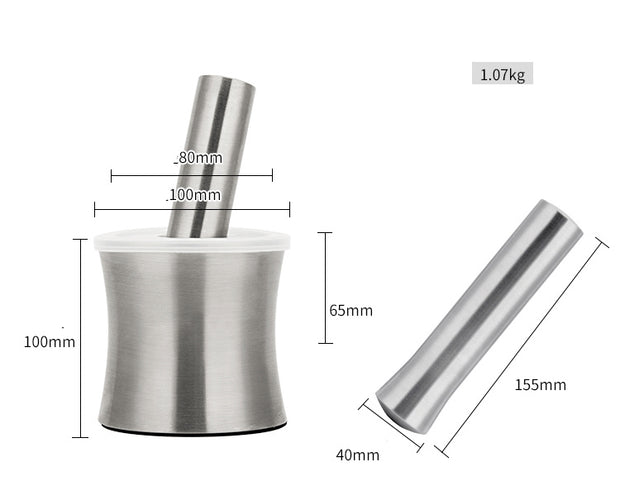 Broyeur à ail en acier inoxydable 304 de cuisine