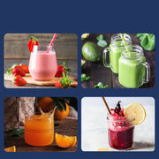 Mini mixeur portable à 6 lames, extracteur de jus, smoothie, chargement USB, presse-fruits, mixeur, broyeur à glace, presse-agrumes portable