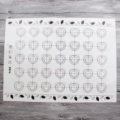 Tapis en silicone pour macarons, résistant à la chaleur, pour la cuisson au four, pour biscuits, pour faire fondre les biscuits et les haricots