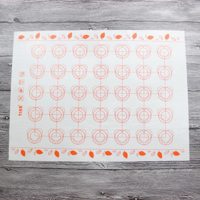 Tapis en silicone pour macarons, résistant à la chaleur, pour la cuisson au four, pour biscuits, pour faire fondre les biscuits et les haricots