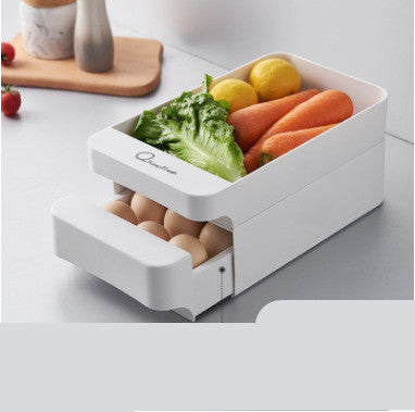 Boîte de conservation multicouche pour légumes, plateau à œufs, boîte de conservation pour fruits et légumes