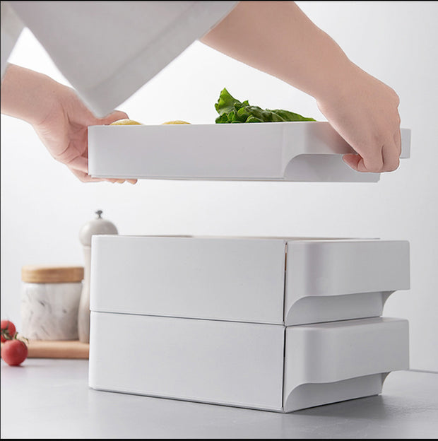 Boîte de conservation multicouche pour légumes, plateau à œufs, boîte de conservation pour fruits et légumes