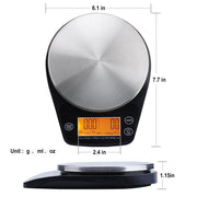 Balance à café numérique multifonction LCD avec filtre à main