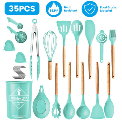 Ensemble d'ustensiles de cuisine de 35 pièces