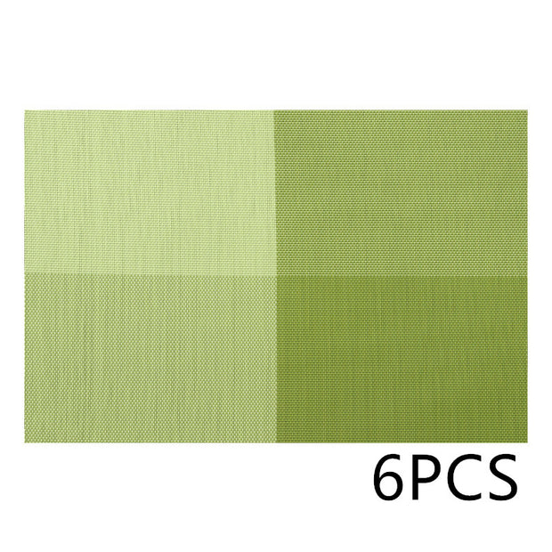 Tapis de bol rectangulaire simple et moderne pour cuisine nordique, résistant à la chaleur