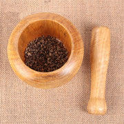 Ustensiles de cuisine Presse-ail en bois Presse-ail Mortier à ail en bois Éplucheur d'ail domestique