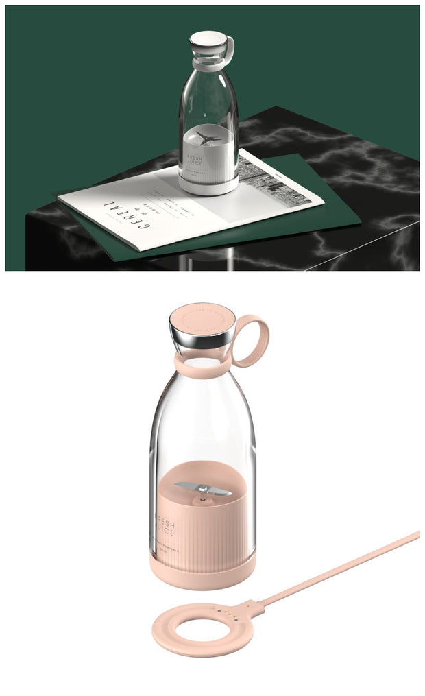 Mixeur électrique rechargeable par USB, presse-agrumes 350 ml, portable, pour la maison, avec tasse, kit d'outils de cuisine