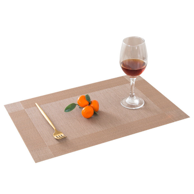Tapis de bol rectangulaire simple et moderne pour cuisine nordique, résistant à la chaleur
