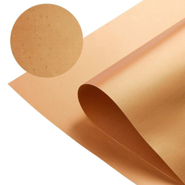 Tapis de cuisson antiadhésif en cuivre pour barbecue, feuilles de cuisson réutilisables, feuille de cuisson en PTFE, facile à nettoyer