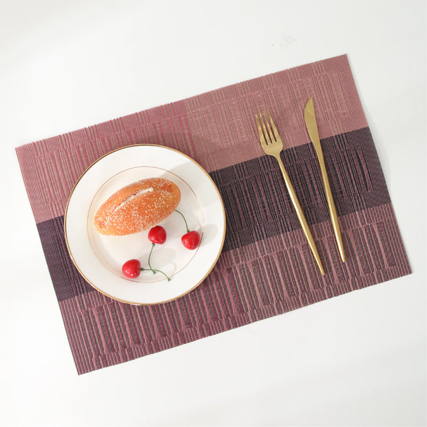 Tapis de bol rectangulaire simple et moderne pour cuisine nordique, résistant à la chaleur