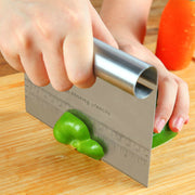 Spatule à pâtisserie en acier inoxydable avec échelle, grattoir à pâte à pizza, outils de décoration de gâteaux fondants, accessoires de cuisine, pâte à gâteau, outil de farine à pizza en acier inoxydable, coupe-pâte, grattoir
