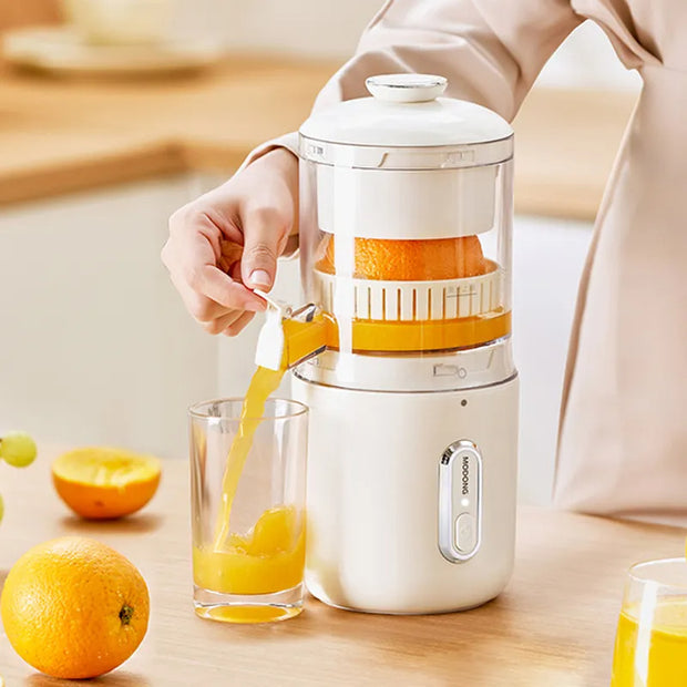 Presse-agrumes électrique multifonction sans fil en acier, mixeur orange et citron, mini presse-fruits portable USB, presse-agrumes à pression pour la cuisine