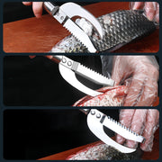 Grattoir à poisson multifonction 3 en 1 en acier inoxydable pour la cuisine
