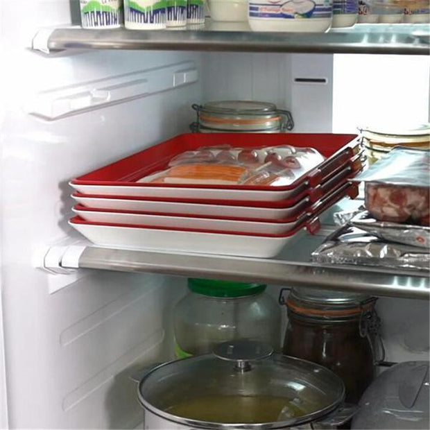 Plateau de conservation des aliments créatif