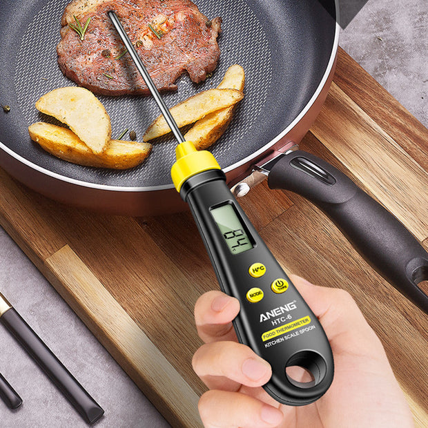 Balance électronique multifonctionnelle à affichage numérique, cuillère doseuse, deux en un, gadgets de cuisine