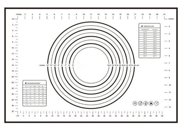 Tapis de cuisson en silicone grand format 40 x 60 cm