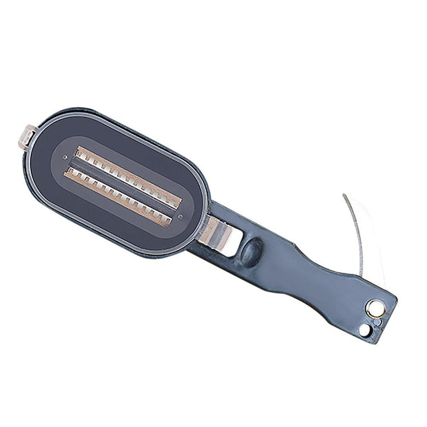 1 grattoir pratique pour enlever les écailles de poisson, détartrant en plastique, éplucheur de fruits et légumes, accessoires utiles