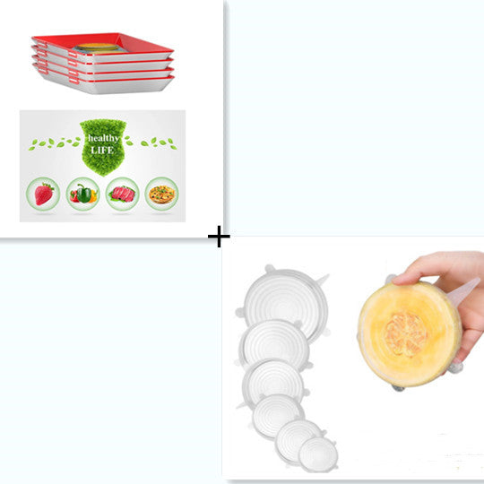 Plateau de conservation des aliments créatif
