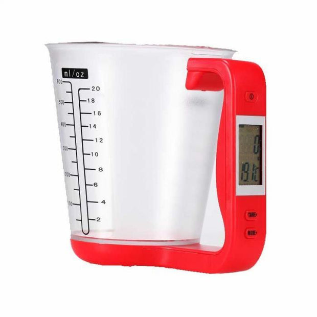 Balance de cuisine électronique avec tasse à mesurer