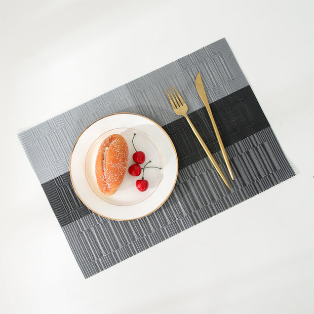 Tapis de bol rectangulaire simple et moderne pour cuisine nordique, résistant à la chaleur