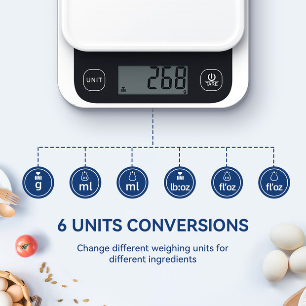 Balance de cuisine intelligente, balance nutritionnelle, balance de calories, balance de cuisson numérique avec application de calcul de nutrition