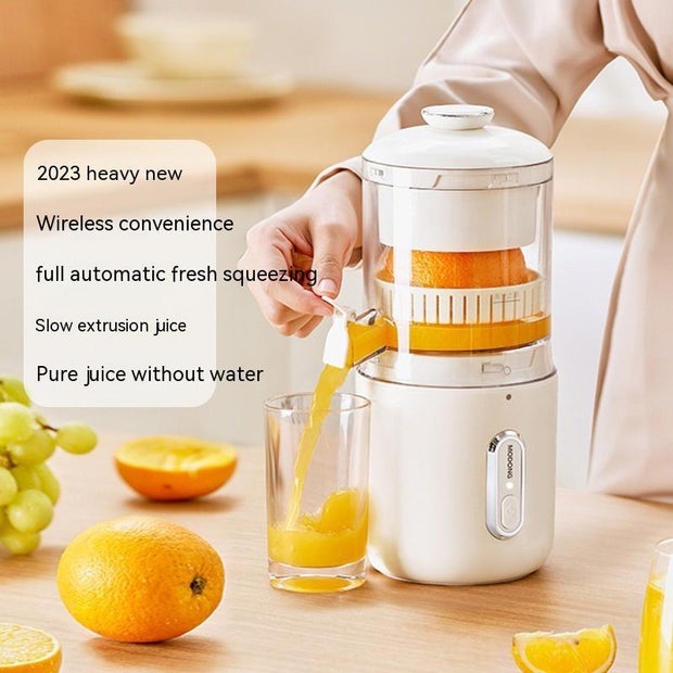 Presse-agrumes électrique multifonction sans fil en acier, mixeur orange et citron, mini presse-fruits portable USB, presse-agrumes à pression pour la cuisine
