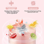 Mixeur portable multifonction, presse-agrumes électrique, bouteille de sport, mixeur de fruits, rechargeable par USB, mixeur de smoothies, extracteur de jus de fruits