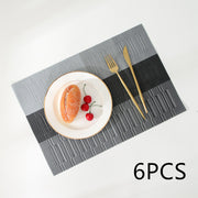 Tapis de bol rectangulaire simple et moderne pour cuisine nordique, résistant à la chaleur