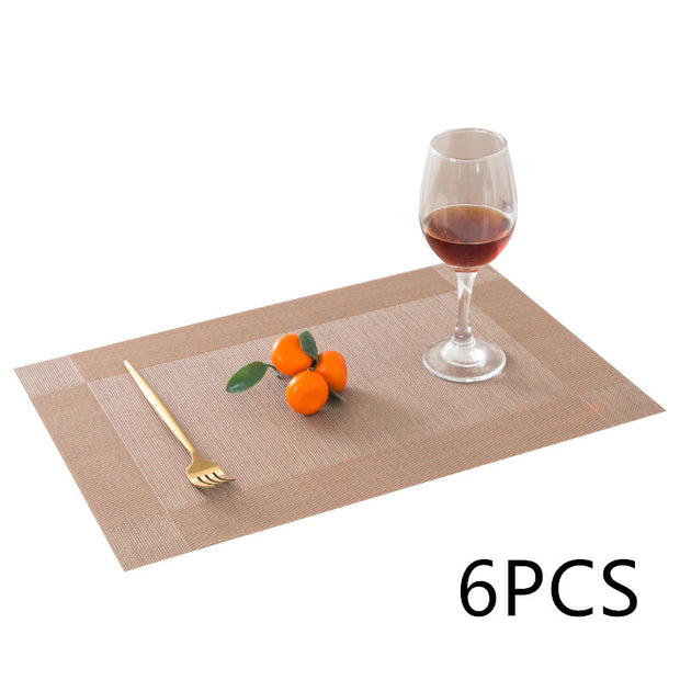 Tapis de bol rectangulaire simple et moderne pour cuisine nordique, résistant à la chaleur