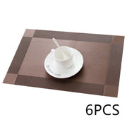 Tapis de bol rectangulaire simple et moderne pour cuisine nordique, résistant à la chaleur