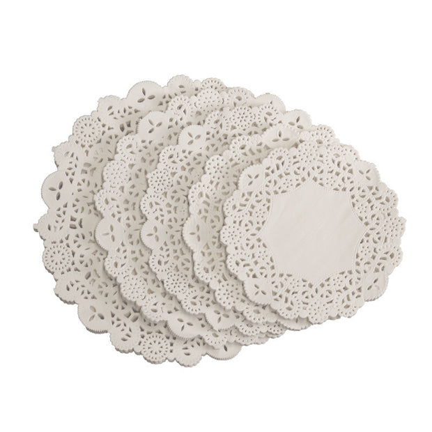Lot de 100 tapis de cuisson ronds en papier buvard
