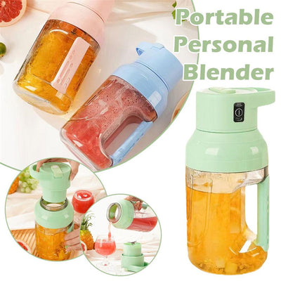 Presse-agrumes électrique portable grande capacité 1500 ml, rechargeable par USB, mixeur électrique portable, gadget de cuisine