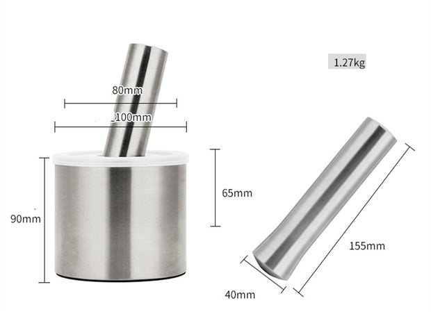 Broyeur à ail en acier inoxydable 304 de cuisine