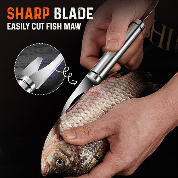 Écailleur de crevettes multifonctionnel en acier inoxydable, ligne de crevettes, couteau à gueule de poisson, coupe-poisson, ciseaux, écailles de poisson, gadget de cuisine, accessoires, outils, outils de cuisine créatifs
