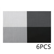 Tapis de bol rectangulaire simple et moderne pour cuisine nordique, résistant à la chaleur