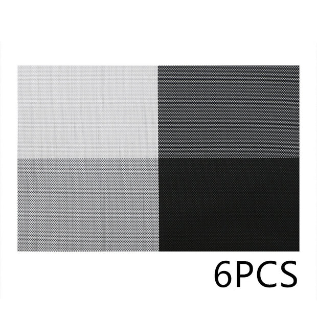 Tapis de bol rectangulaire simple et moderne pour cuisine nordique, résistant à la chaleur