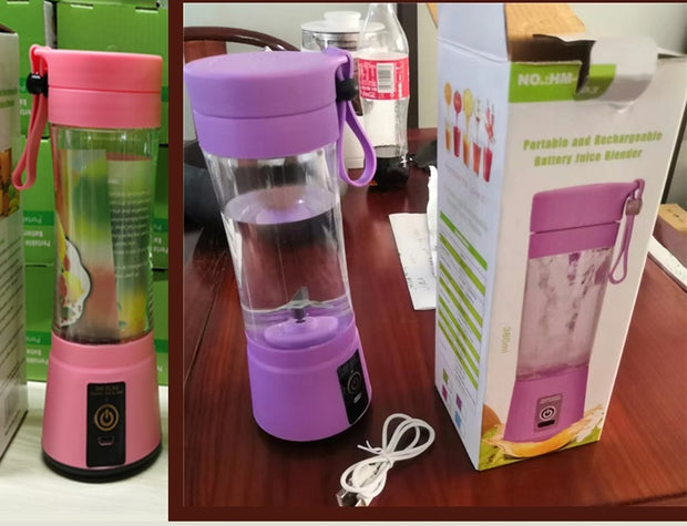 Mixeur portable rechargeable par USB, mini mixeur de jus de fruits pour la cuisine, mini presse-agrumes électrique portable simple pour la maison