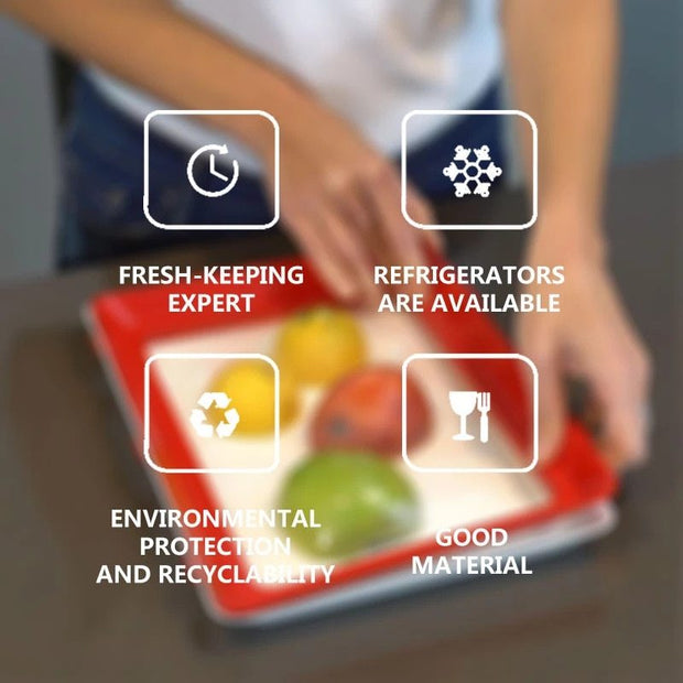 Plateau de conservation des aliments créatif