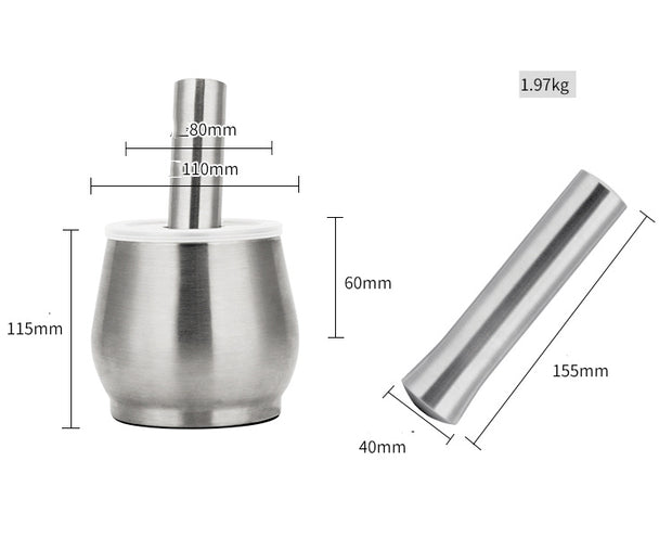 Broyeur à ail en acier inoxydable 304 de cuisine