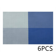 Tapis de bol rectangulaire simple et moderne pour cuisine nordique, résistant à la chaleur