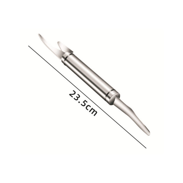 Écailleur de crevettes multifonctionnel en acier inoxydable, ligne de crevettes, couteau à gueule de poisson, coupe-poisson, ciseaux, écailles de poisson, gadget de cuisine, accessoires, outils, outils de cuisine créatifs