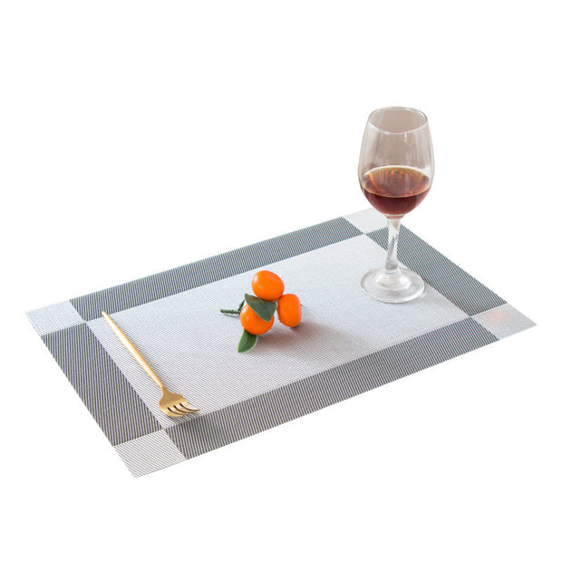 Tapis de bol rectangulaire simple et moderne pour cuisine nordique, résistant à la chaleur